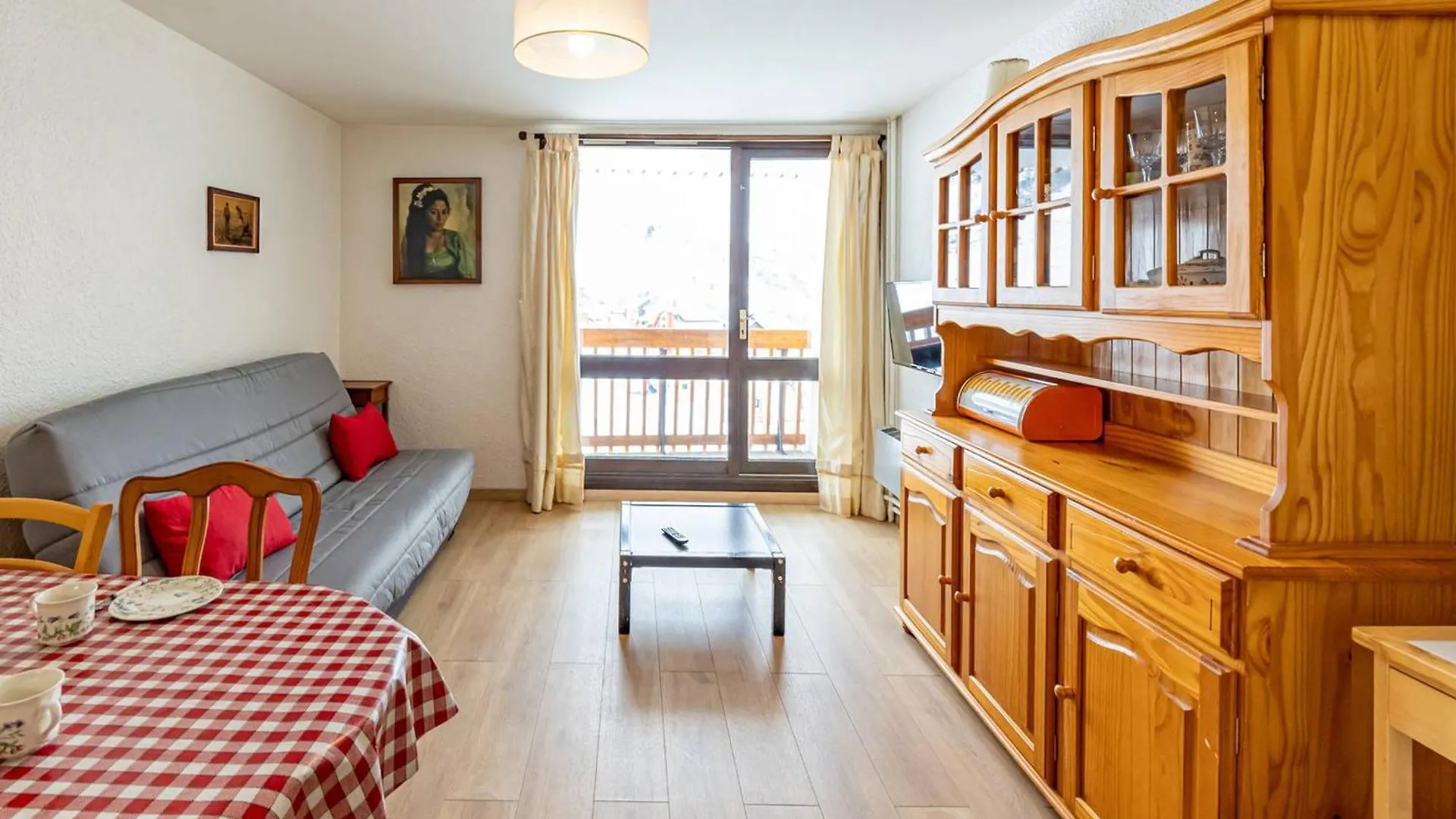 Apartament Studio Cosy Avec Balcon Vu Neige, 4 Pers, Saint-Francois Longchamp - Fr-1-807-51